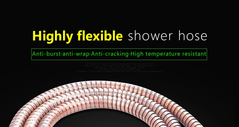 Antique Shower Hose 1.5m Stainless Steel ORB Brown Shower Hoses Flexible Bathroom Bidet Shower Hand Anti-Twist Faucet Hose (1)