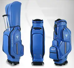Высокое качество! PGM гольф дорожная сумка колесах стоят Caddy подушка безопасности полетов авиации высокой емкости гольф сумка тележка