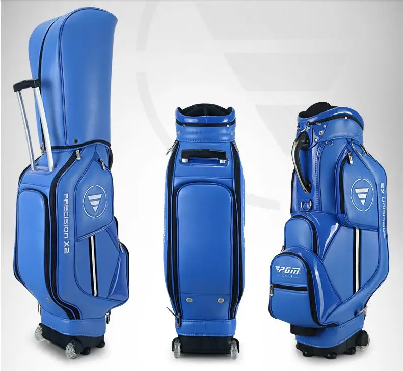 High quality!PGM Golf travel bag wheels stand caddy airbag flight