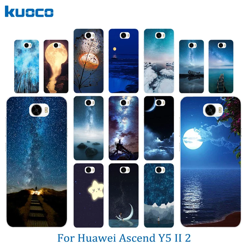 TPU Soft Back Cover for Huawei Y5 II Y5ii Y52 Capa Night Sky Pattern 5.0&quot Shell Silicon Honor 5A LYO-L21 CUN-U29 Phone Cases |