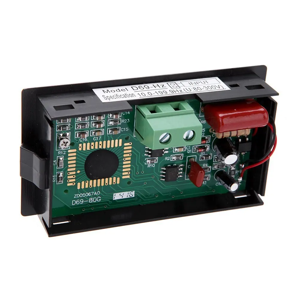 

New 10-199.9Hz Led LCD digital display frequency meter kilometers