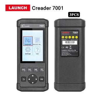 

3Pcs/ lots Launch CReader 7001 dianostics-tool Full OBDII/EOBD Scan Tool with Oil Reset Functions CR7001 CR 7001 DHL Free