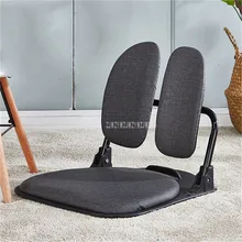 Складные стулья для гостиной, одно мягкое сидение, спинка для сидения, эргономичный дизайн, компьютерное кресло без рукавов, мебель