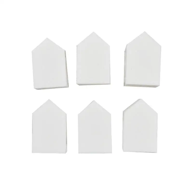 

6pcs Makeup Sponge House Shape Makeup Soft Foundation Puff Concealer Powder Sponge Beauty Tools Wholesale