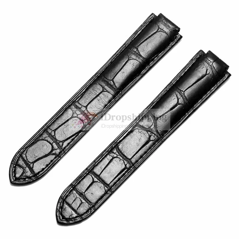 

Customized Watch Strap Crocodile Watchbands Handmade for You Custom Replacement Luxury Alligator Watch Band EE15 for Cartier