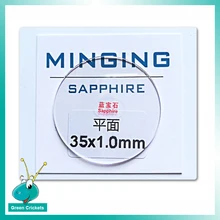 1 пара/лот 1,0 мм 33 мм~ 34,5 мм сапфировое стекло для часов, сменные часы с сапфировым стеклом