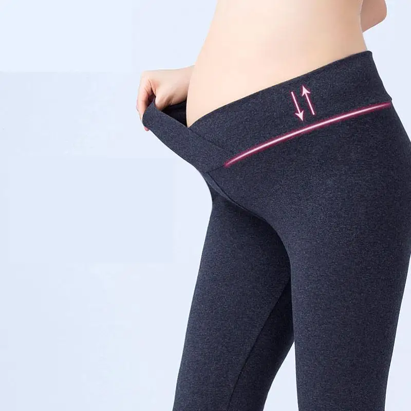 

Leggings Pregnant Women 2018 New 3-9 Months Maternity Pants Spring high extend elastic fabric. comfortable. size M L XL XXL XXXL