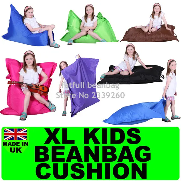 Cover Only No Filler Two Room Seat Bean Bag Chair Home