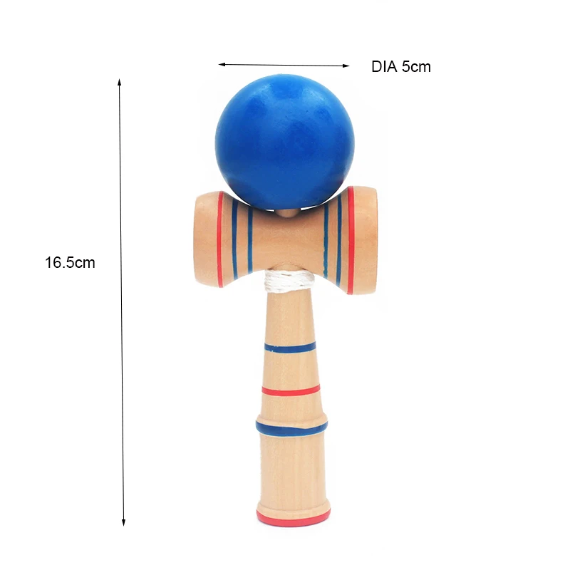 Новое поступление детская деревянная игрушка кендама шары маленький размер 13,5-16,5 см синий красный шар для жонглирования спортивные игрушки для детей Рождественский подарок