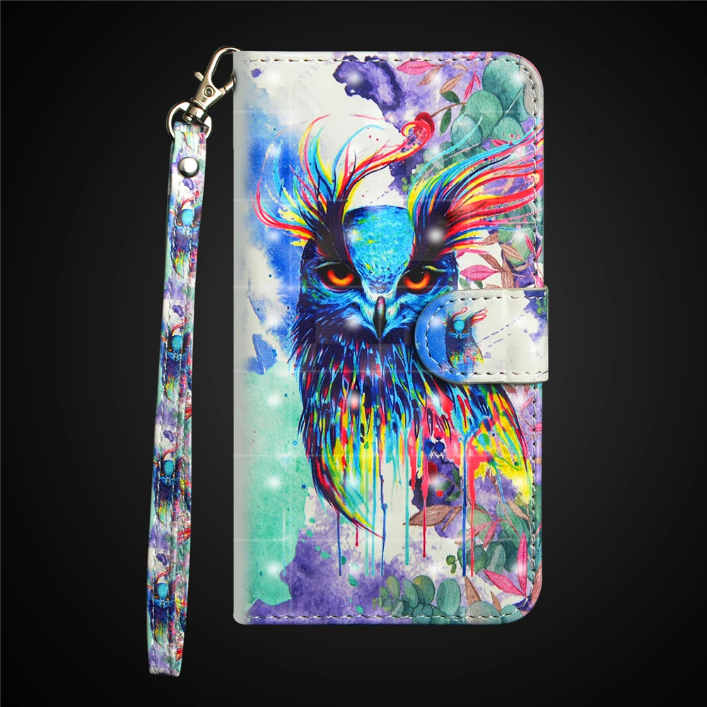 For Lenovo A1010 C2 K10A40 Case 3D Painting Flip Case For K6 K6 Power K6 Note Cover PU Wallet Leather Case Protective Cover - Цвет: 06