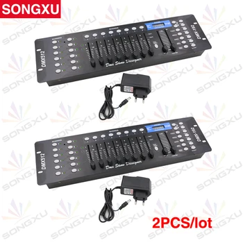 

2 pcs 192 DMX Controller DJ Equipment DMX 512 Console Lighting Controller for Stage Lights Equipments /SX-DISCO192