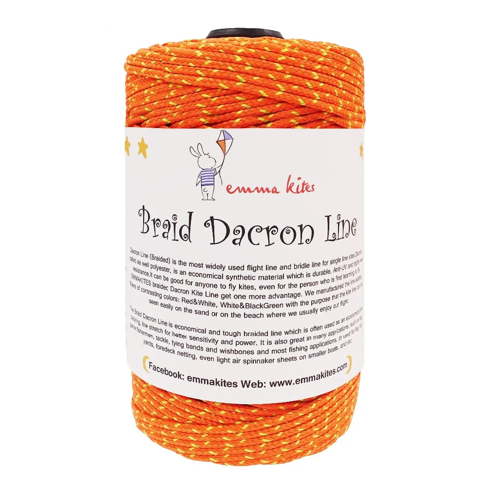300lb / 500lb Kite Line String 500ft Dacron Braided Fishing Line Large