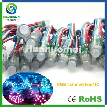 

12mm rgb color changing led string module light ,5V input,50pcs/string ,5m