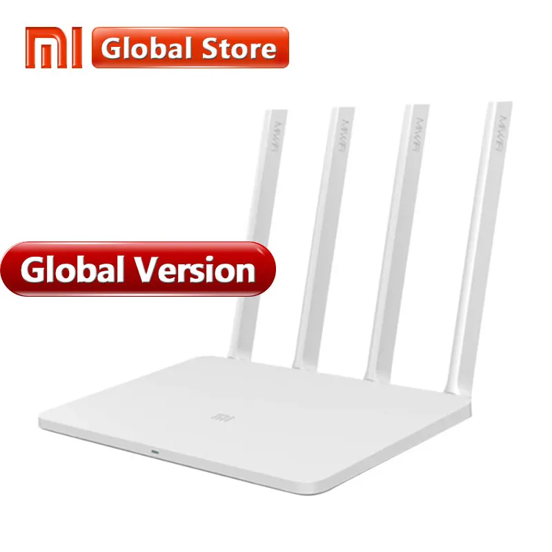 Глобальная версия Xiaomi Mi Wi Fi Маршрутизатор 3 1167 Мбит/с 802.11ac b/g/n 4 антенны Dual г Band 2 г/5