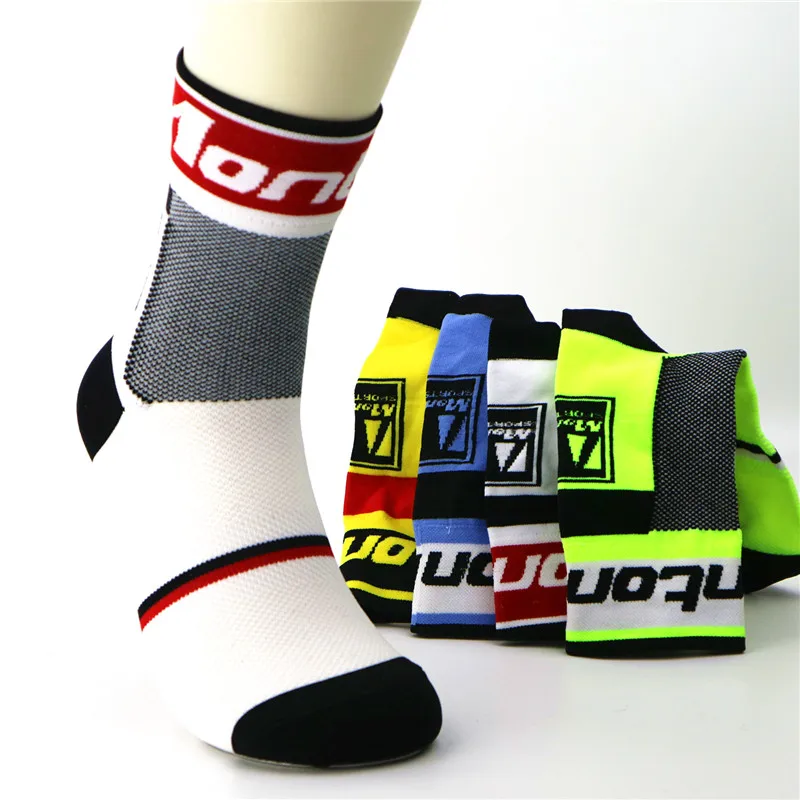 

Men Outdoor Sport Cycling Socks Breathable Basketball Running Bicycle Socks Breathable