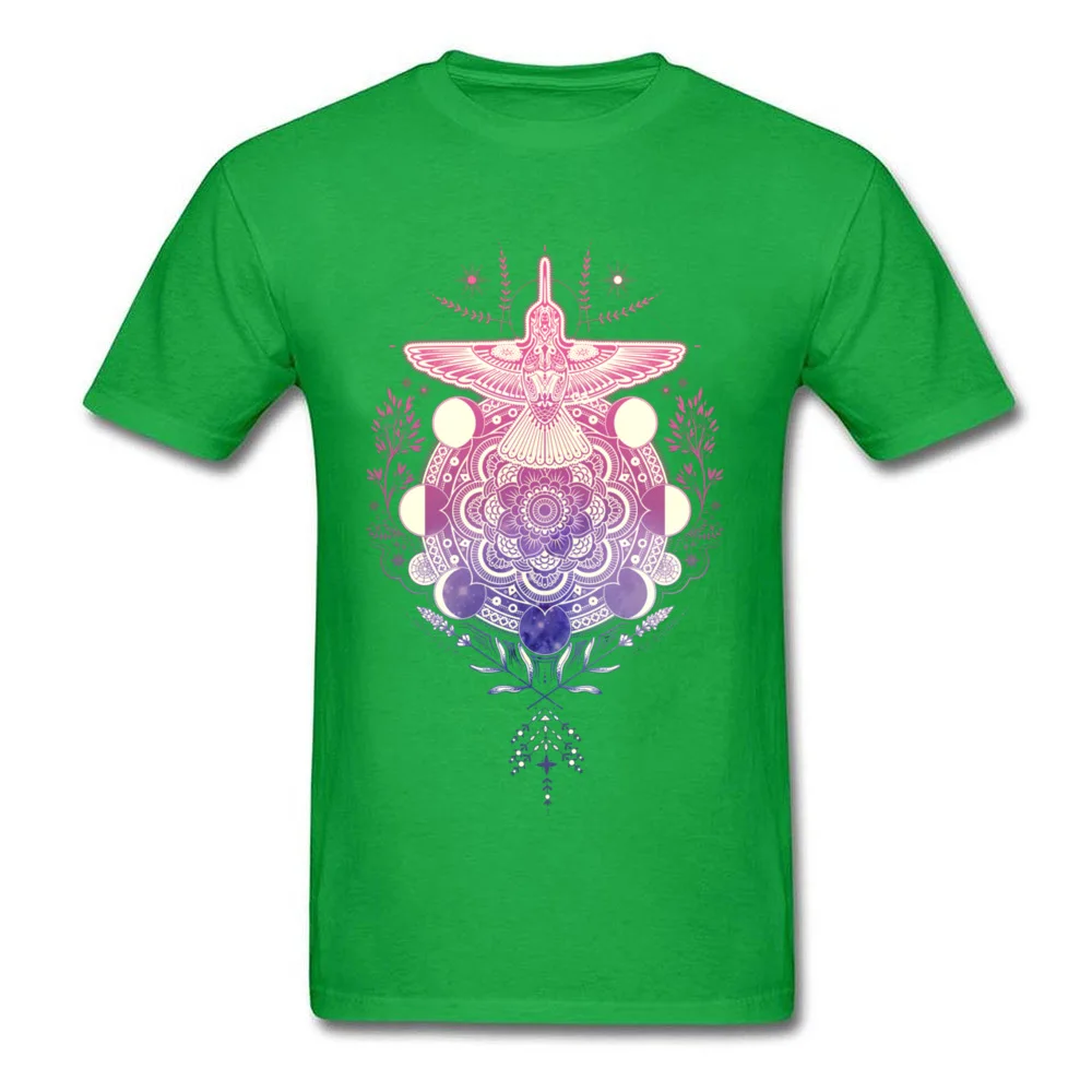Hummingbird Mandala_green