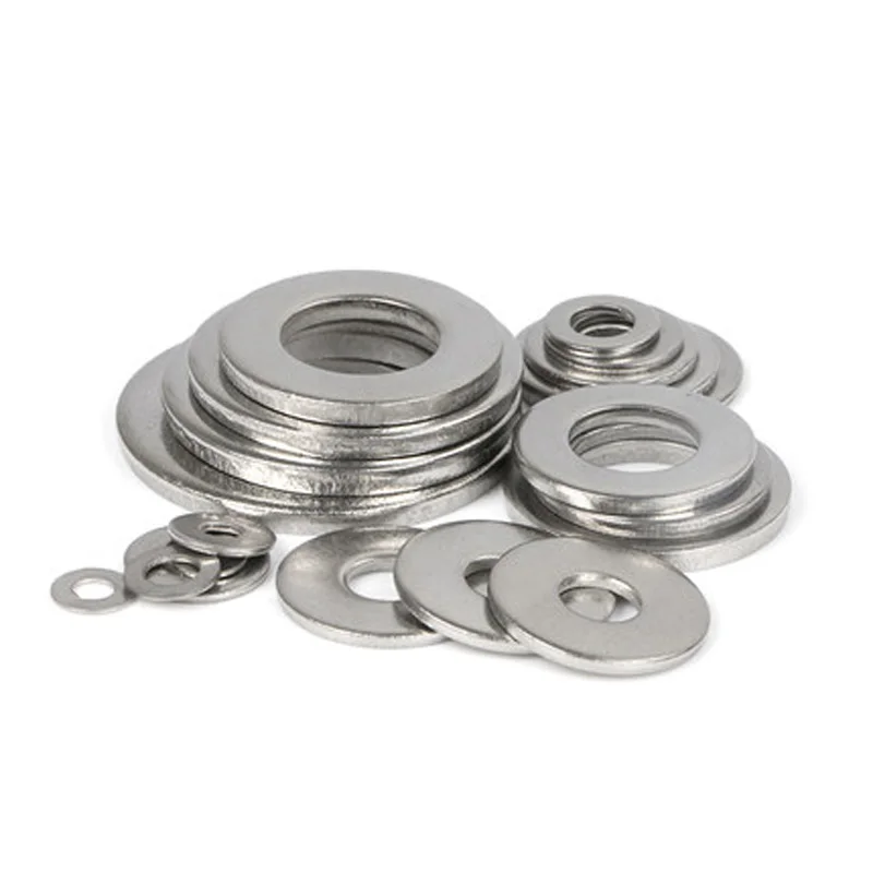 100x Stainless Steel Washers Metric Flat Washer Screw Kit M3 M4 M5 M6