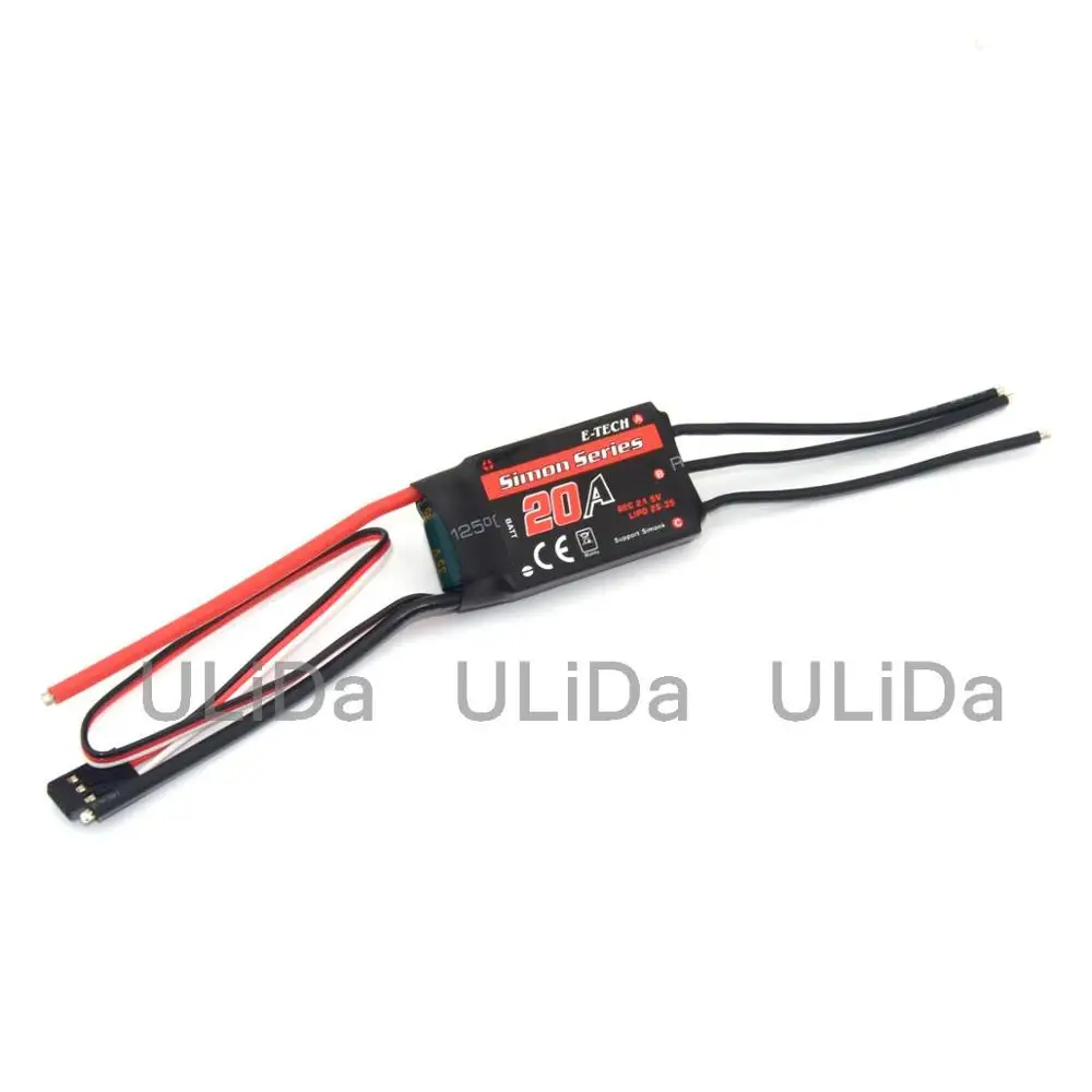 

E-TECH SimonK 20A Brushless ESC Speed Controller for Multi copter Quadcopter
