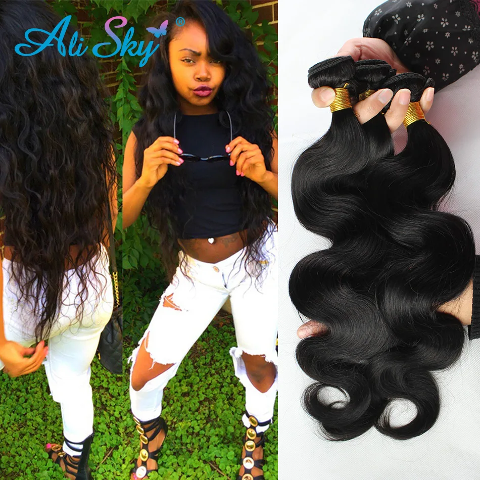 

Brazilian body wave virgin hair 3pcs lot 6a 100% human hair weave bundles Unprocessed remy brizilian virgin hair body wave soft