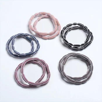 

10pcs Single Hairband Rubber Band Tied Hair High Elastic Rubber Band Female Color Head Rope Basic Section Personality Headdress