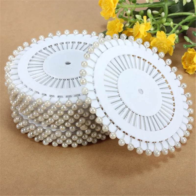

Hot Sale 35mm 480Pcs White Round Head Dressmaking Pearl Decorating Sewing Pin Craft For Home Garden DIY Crafts Tool Accessories