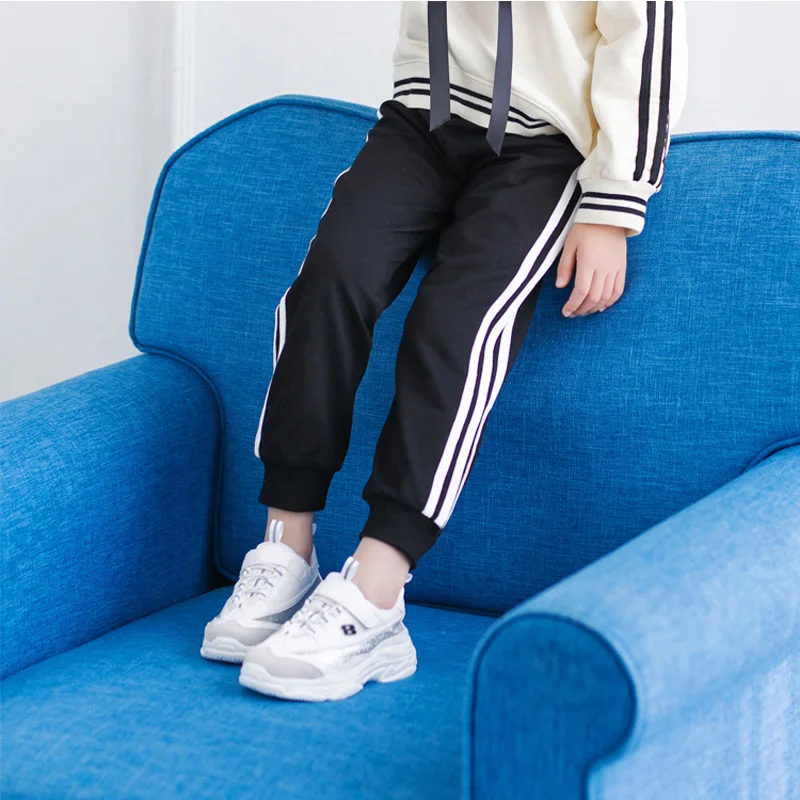 

Kids Trousers Cotton Sweatpants Girls Casual Trousers