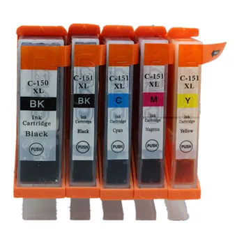 

Replacement PGI-150BK PGI-150 CLI-151 PGI-150XL PGI 150 150XL PGI150 Ink Cartridges For Canon Pixma MG6410 MG5410 IP7210 MX721