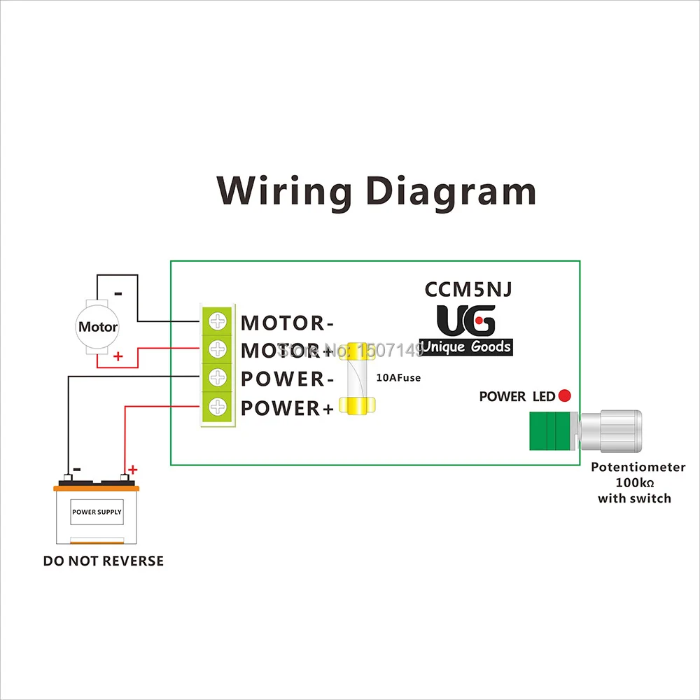 Unique Goods 12V 24V 36V 60V 10A DC Motor Speed Controller Variable Speed Switch PWM 400W(max) Speed Governor Driver CCM5NJ-in Motor Controller from Home ...