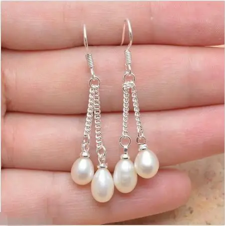 

Wholesale price 16new ^^^^ RARE NATURAL REAL PEARL 100% SOLID .925 SILVER EARRINGS