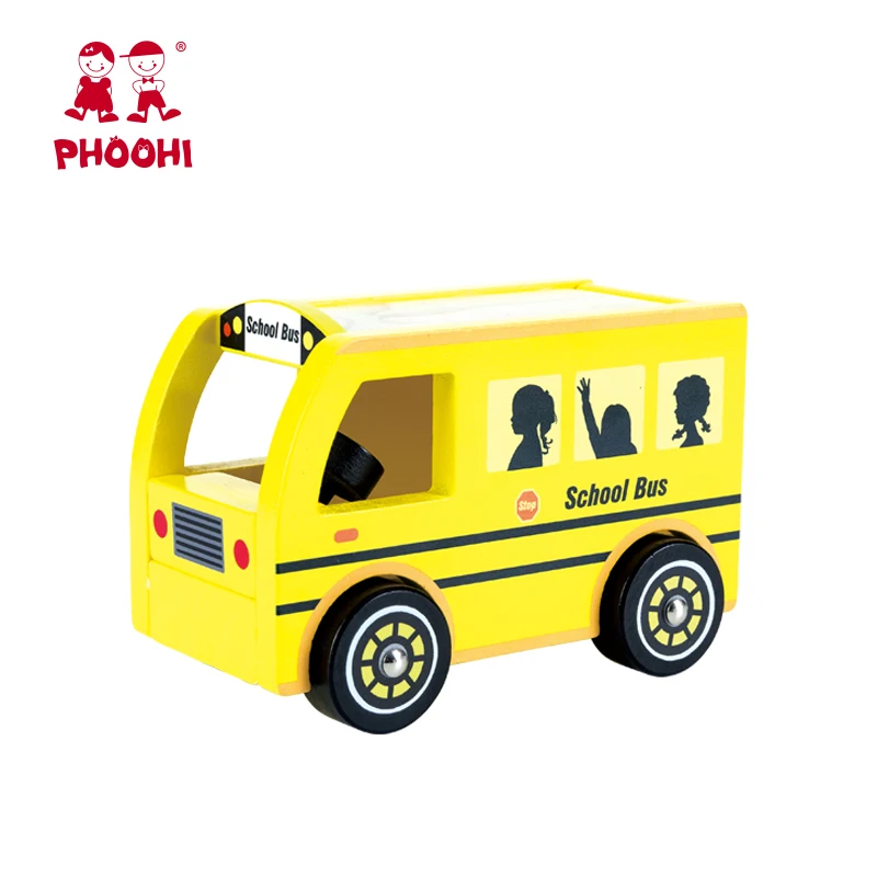 wooden play bus