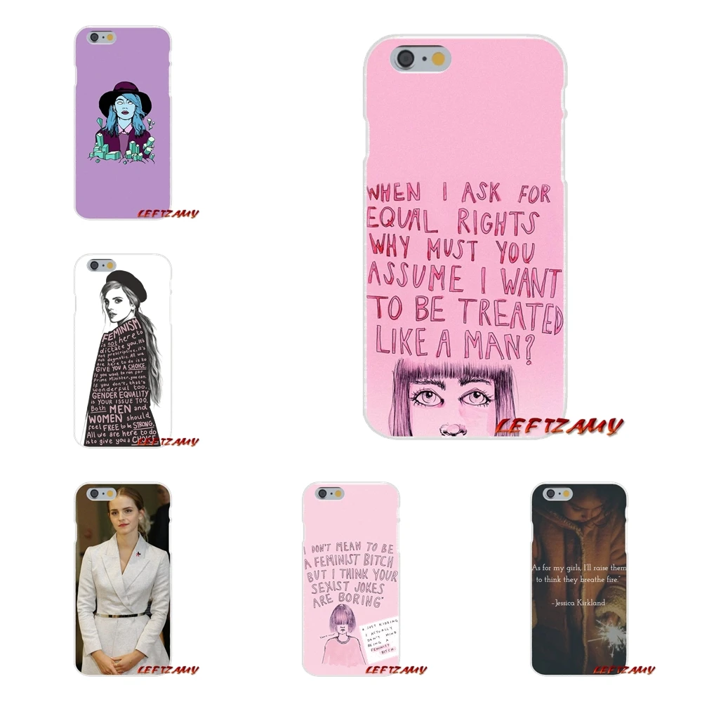 

Feminism Patterns Accessories Phone Cases Covers For iPhone X 4 4S 5 5S 5C SE 6 6S 7 8 Plus