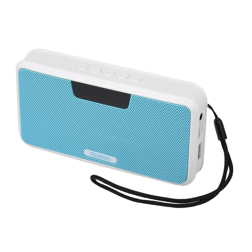 

Rolton E300 Portable Wireless Bluetooth Speaker HiFi Stereo Music Player Digital FM Radio Emergency Power Bank w/ LED Display