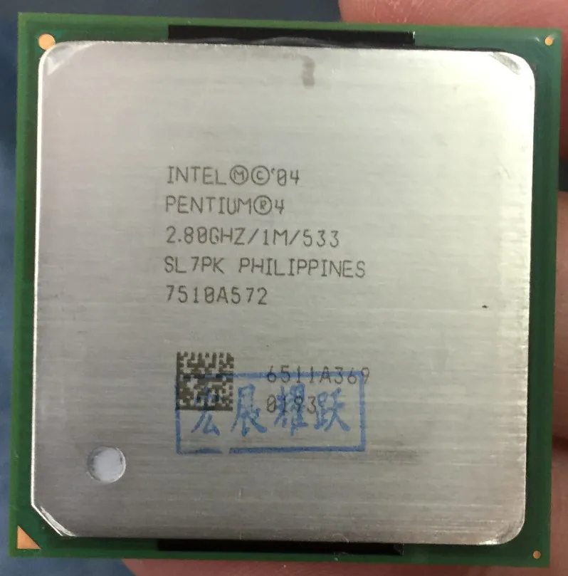 

Intel Pentium 4 2.8GHz P4 2.8G Socket 478 1M 533 SL7PK EO specifications P4 2.8 Desktopprocessor CPU