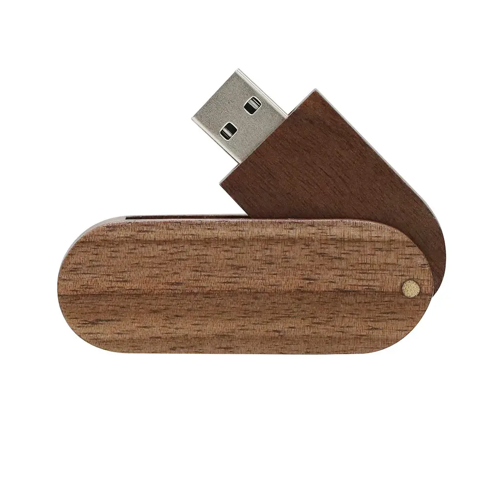 USB флеш-накопители, модель саблей, вращающийся деревянный Usb флеш-накопитель, Подарочный флеш-накопитель, USB флешка, 4 ГБ, 8 ГБ, 16 ГБ, 32 ГБ, 64 ГБ, карта памяти, флешка - Цвет: Walnut wood