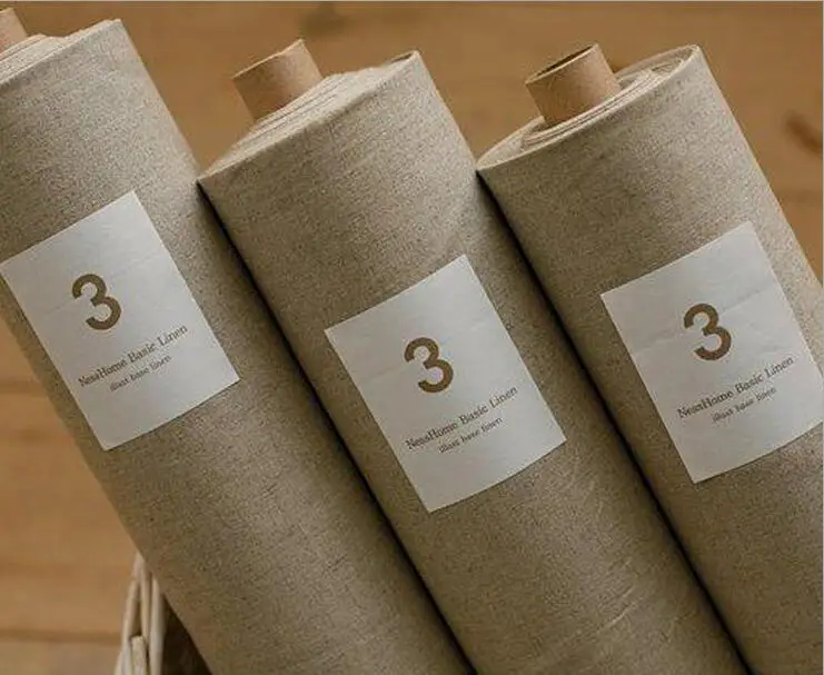 2020 светильник бежевый винтажный пеньковый хлопок льняная ткань для лоскутного