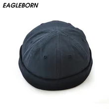 Новинка, Круглая Шапка в китайском стиле, унисекс, бейсболки для пары, одноцветные Модные мужские шапки для 4 сезонов 54-58 см