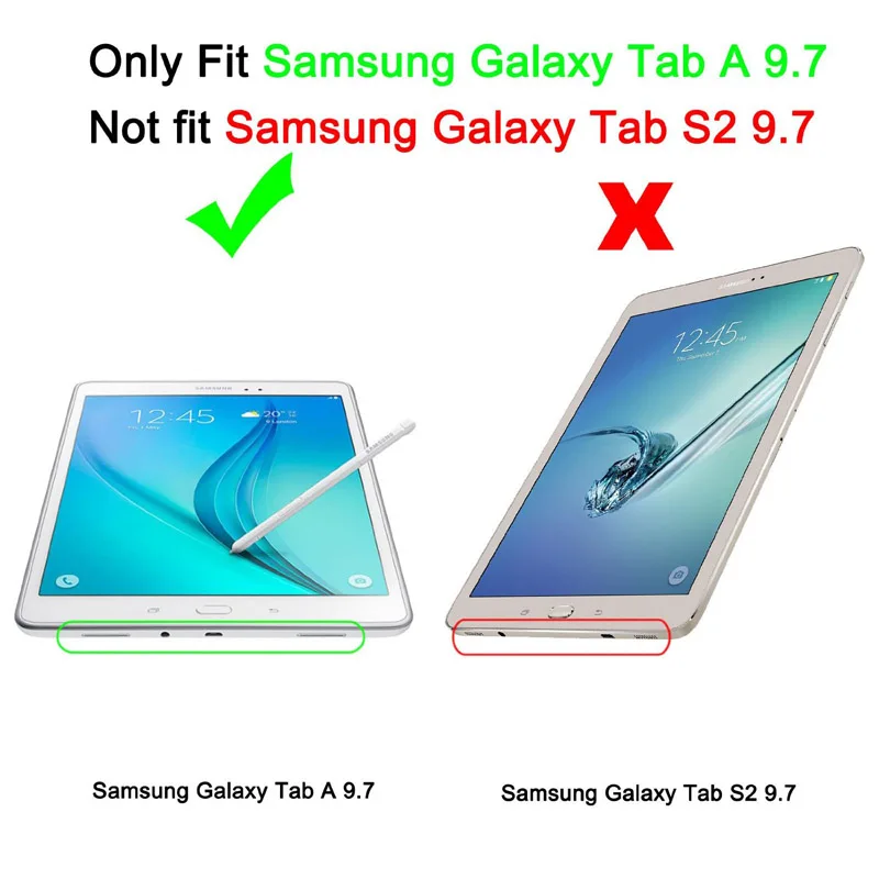 US $468.00 CucKooDo 100Pcslot For Samsung Galaxy Tab A 97 360 Rotating Stand Smart Case Cover for Samsung Galaxy Tab A 97Inch SMT550