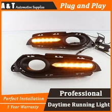 A T car styling For Honda HRV Vezel LED DRL For HRV Vezel led fog lamps