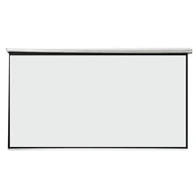 Thinyou 84 Inch 16:9 HD Projector Screen matte white Manual Pull Up Diagonal Aspect Ratio 16:9 for home cinema school office