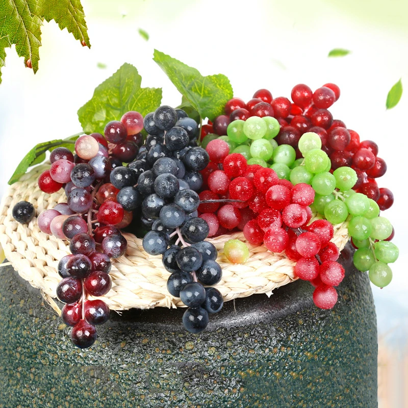 

Artificial Grapes Plastic Fake Fruit Food Display Home Garden Decor fruit decoration plastic grapes decoration artificial fruits