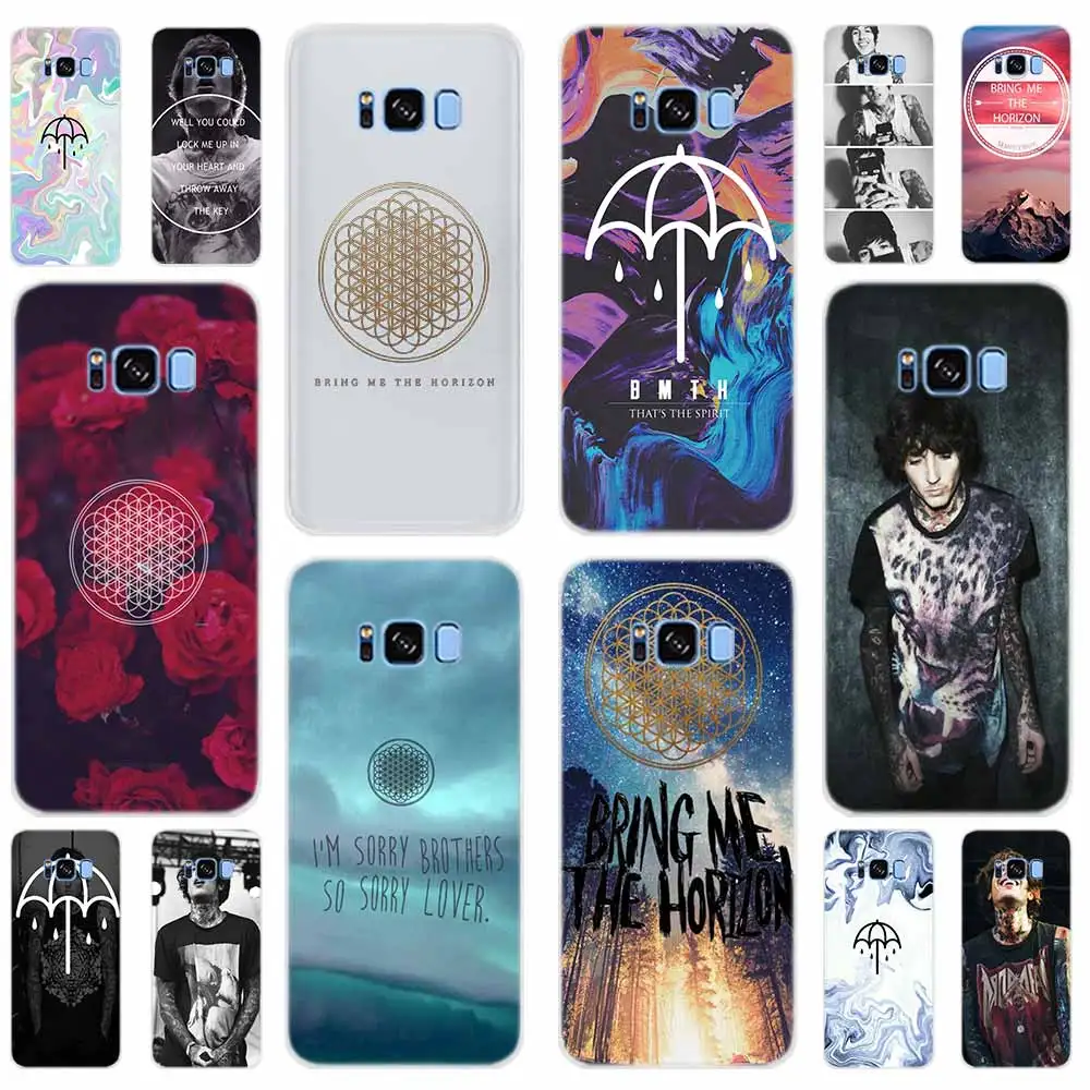 

Pattern Case For Samsung Galaxy S8 S9 S10 Plus Note10 pro 9 8 Cover For Samsung S10E S7 S6 Edge S5 Bring Me the Horizon