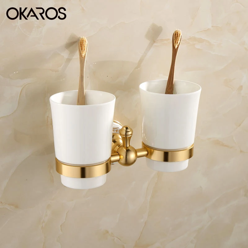 Buy OKAROS Modern Wall Mount Bathroom Double Ceramic