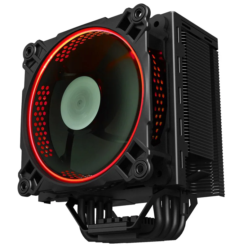 Jonsbo cr-201 4 heatpipe cpu heatsink 12cm led fan jonsbo cr 201 4 cpu 12cm heat pipe radiator side led fan