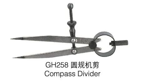 

Hot sale1pcs/lot GH258 Compass divider jewelry making tools and equipment,spring protractor,bow compass