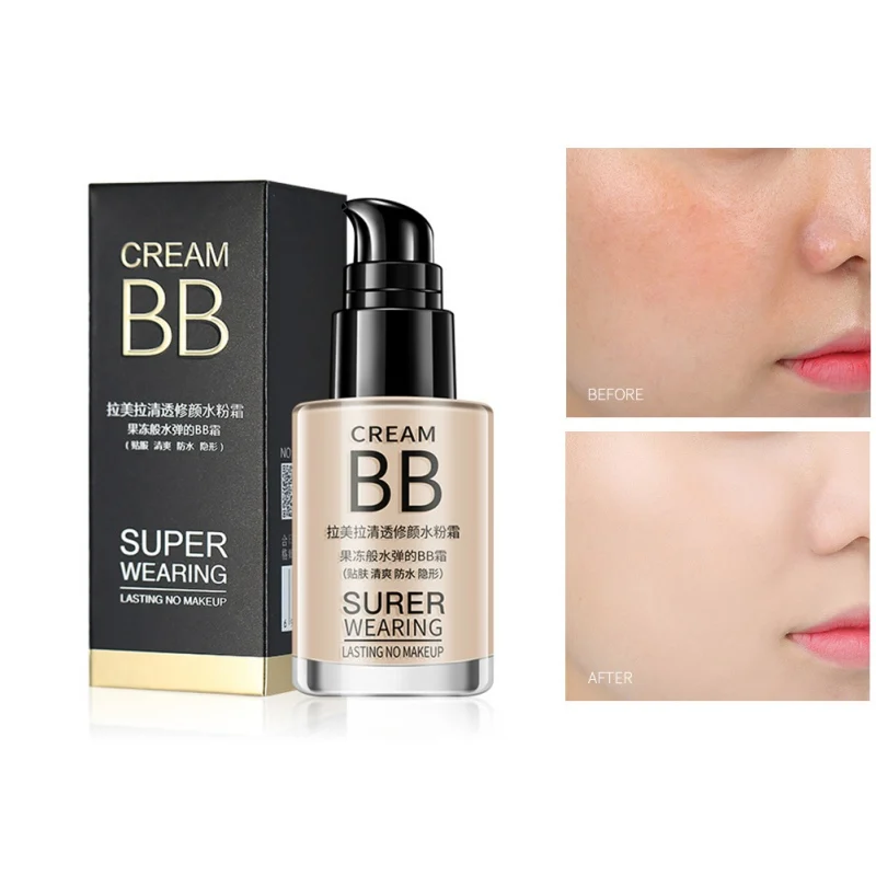 Натуральный BB крем для ухода за лицом, тональный крем, тональный крем для макияжа, отбеливающий праймер для лица, корейская косметика