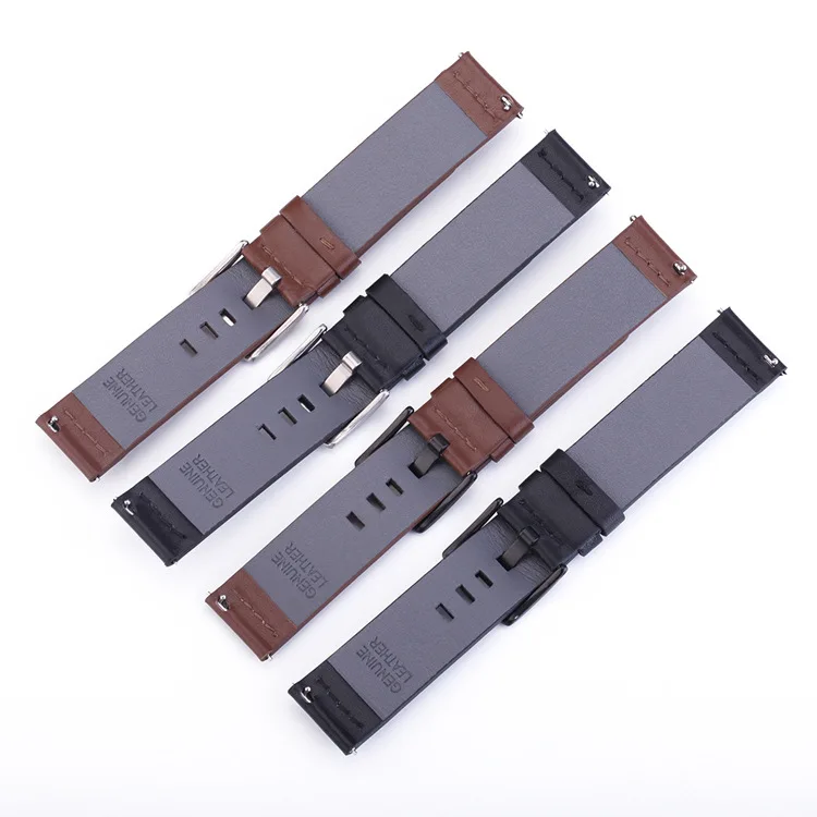 Italy Oil Leather Watchband Quick Release Watch Band Wrist Strap 18mm 20mm 22mm 24mm Smart Watch Strap Watches Accessories