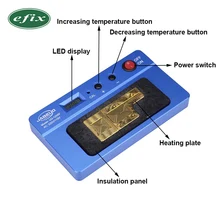 Интеллектуальный слоистый нагревательный стол пайка паяльная платформа для iPX NAND cpu A8 A9 cpu IC удаление разборные инструменты для распайки