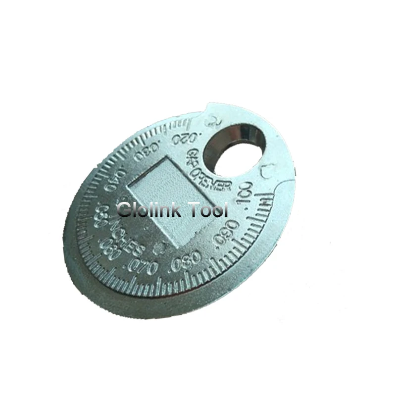 

1pc Spark plug gap tool measurement Coin type gauge 0.6-2.4MM Measurement Gage High Quality