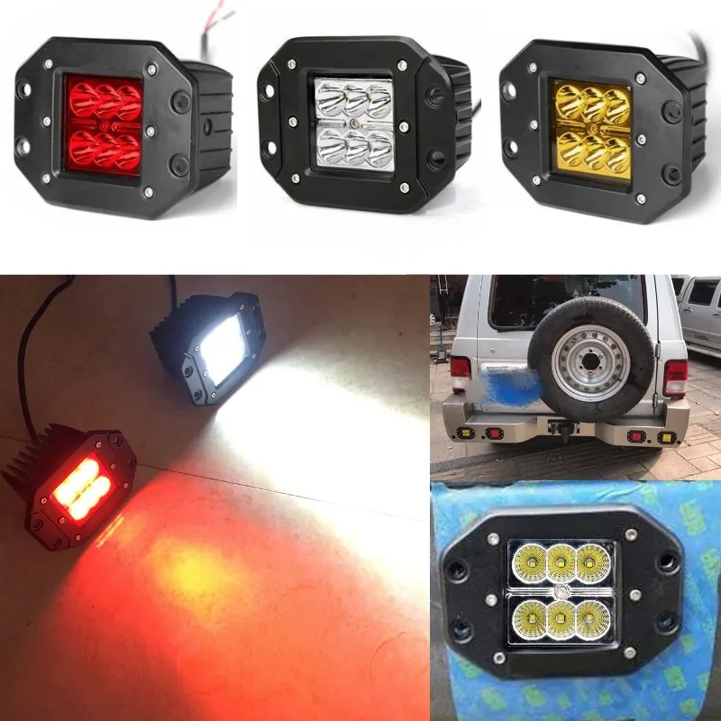 Внедорожный светодиодный сигнальный светильник 12v 24v пикап DRL Дневной задний