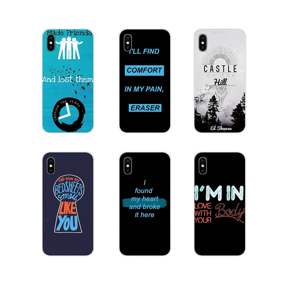 Для Huawei Nova 2 3 2i 3i Y6 Y7 Y9 Prime Pro GR3 GR5 2017 2018 2019 Y5II Y6II Популярная певица ed sheeran lyrics мягкая